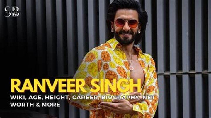 Ranveer Singh Age, Weight, Height, Measurements
