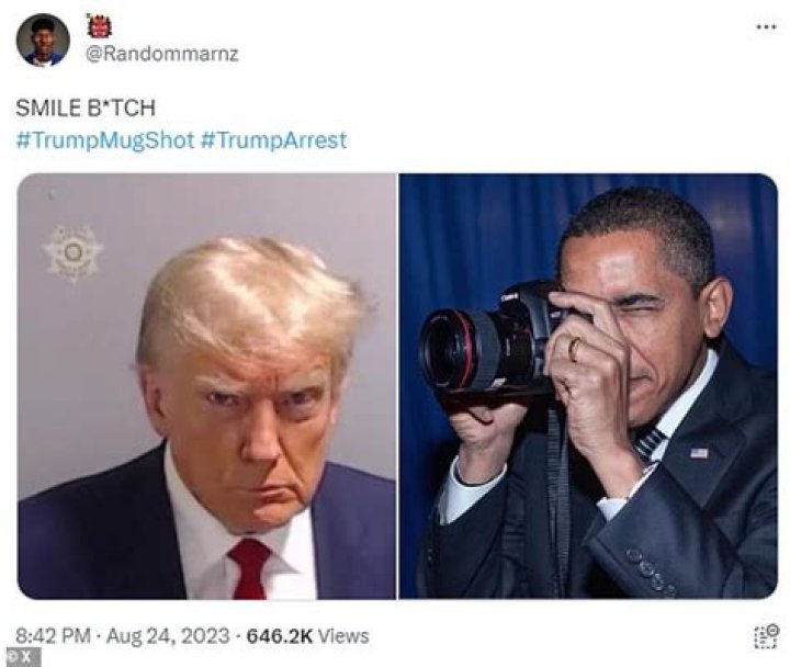 Trump Mugshot Memes Taking Frenzy On Social Media